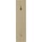 Ekena Millwork 2 1/2"W x 10 3/4"D x 10 1/4"H Traditional Shelf Bracket, Rubberwood BKT02X10X10TRRW - alternate 3